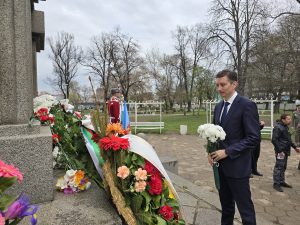 Зам.-кметът на Столичната община Иван Василев се включи във възпоменателна церемония по повод Деня на Тракия и 112-годишнината от Одринската епопея