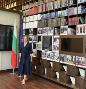 Посещение на Агнешка Бертман-Вежховска в КМНЦ – Българска академия на науките