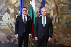 Среща на постоянния секретар на Министерството на външните работи Иван Кондов със заместник-министъра на външните работи на Република Турция Мехмет Кемал Бозай