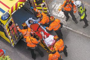 Пожар в жилищен район на HK