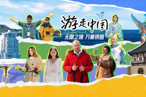 Разглеждане на богатите гоблени на Китай