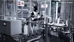 Xiaomi демонстрира хуманоиден робот CyberOne в задачи за фабрично сглобяване
